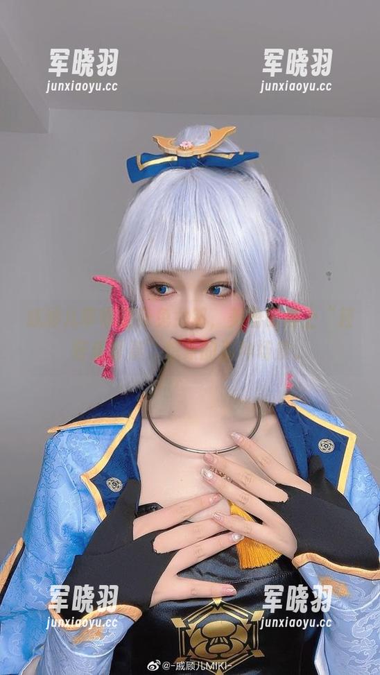 戚顾儿带你变身兔女郎，美图配得上“轻音乐背景”想象的那种场景。